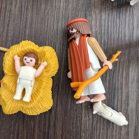 Vintage 2000s Playmobil Christmas Nativity Set Lot Complete Y2K Holiday Retro - Picture 4 of 5